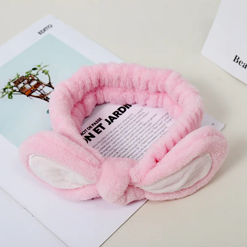 Новинка модный фланелевый мягкий бантик ободок с кроличьими ушами для женщин