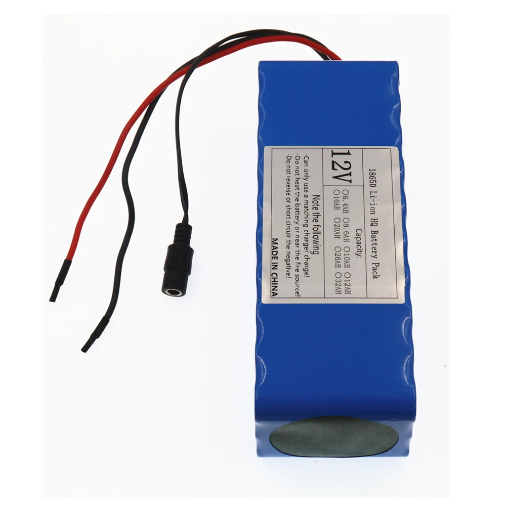 NEW High Quality 18650 3S10P 26AH Rechargeable Portable Lithium-ion Battery DC 12V 26000mAh With BMS battery pack+3A charger | Электроника