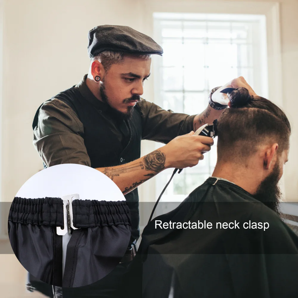 

2pcs Barber Hair Cutting Capes with Viewing Window Anti-Static Haircut Cloth