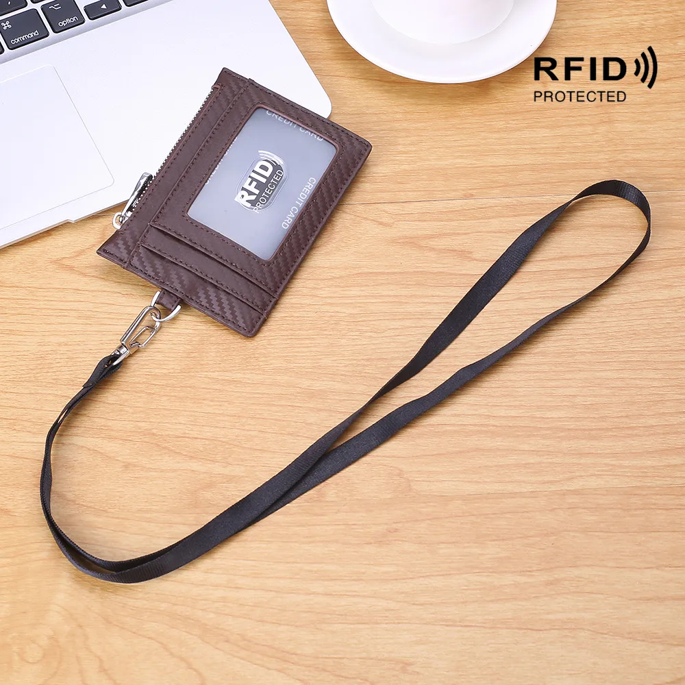 Чехол-портмоне из натуральной кожи для мужчин с Rfid-блокировкой | Багаж и сумки