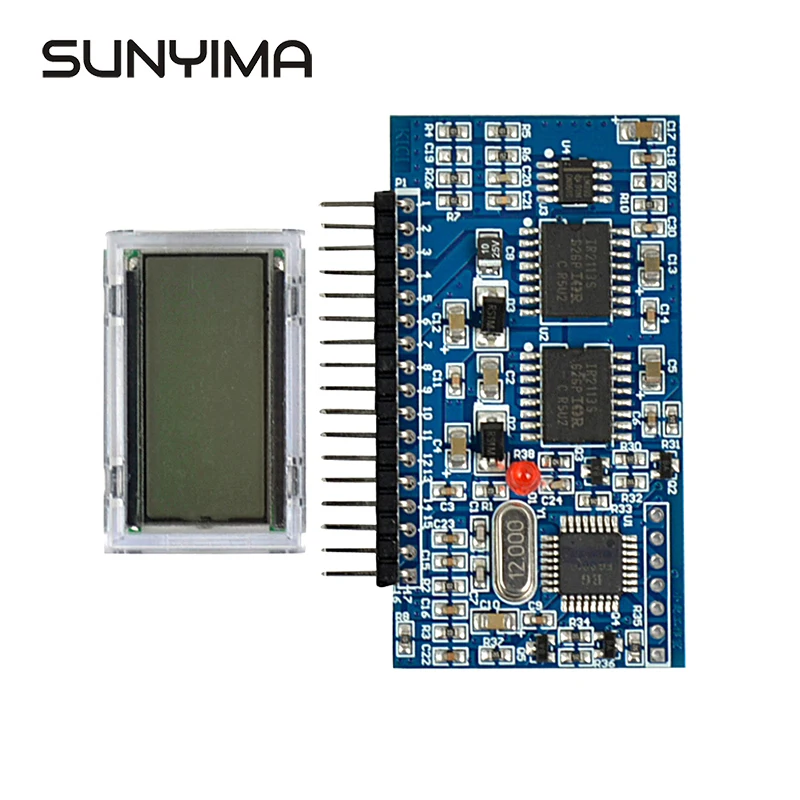 SUNYIMA 1 шт. чистая синусоида инвертор драйвер платы EGS00" EG8010+ IR2110" модуль драйвера+ ЖК-дисплей