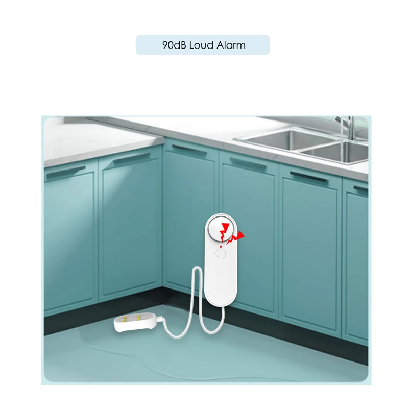 Water leakage sensor WIFI leak level Sound Alarm detector security Overflow protection Tuya Smart Life App home Remote control |