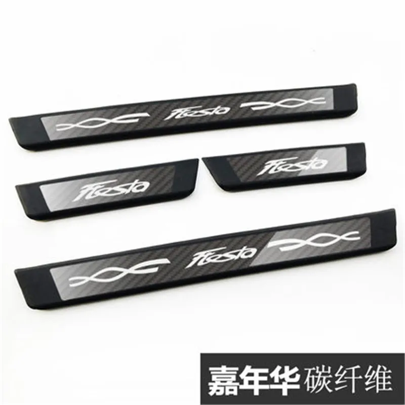 Накладка из нержавеющей стали/Накладка на порог двери для Ford Fiesta 2009 2015