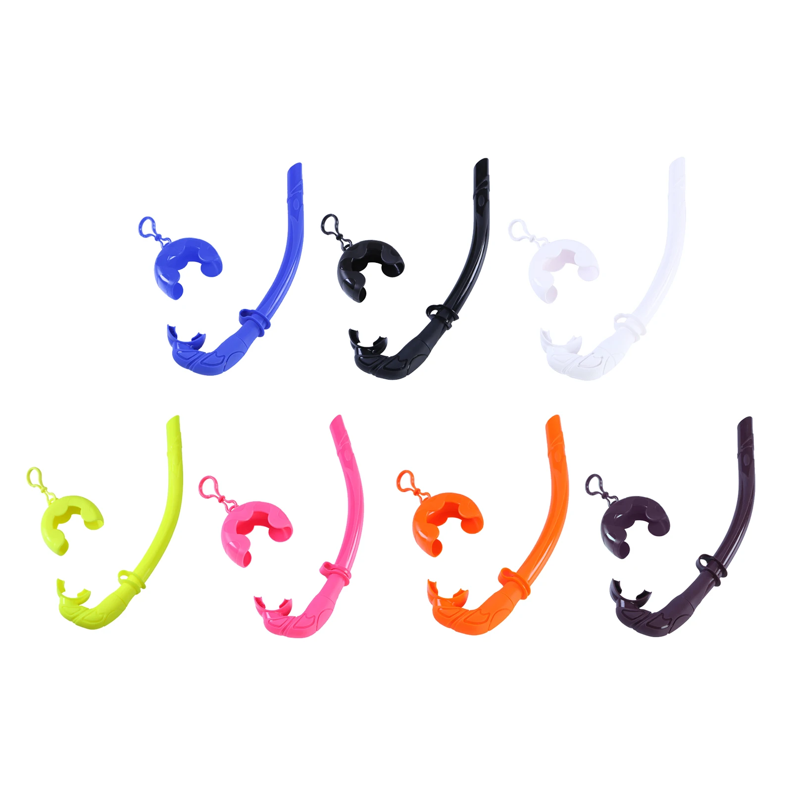 

Flexible Silicone Snorkel, Underwater Super Soft Breathing Tube with Case for Scuba Diving, Freediving, Spearfishing