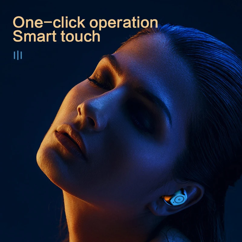 Беспроводные TWS наушники Bluetooth 5 0 спортивные стереонаушники с сенсорным