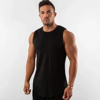 solid color bodybuilding tank tops men gym fitness cotton sleeveless shirt male summer casual stringer singlet vest undershirt
