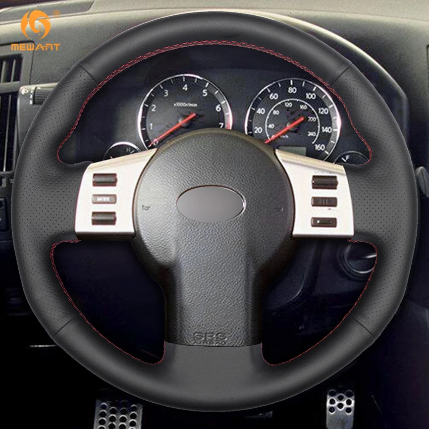 MEWANT черный чехол рулевого колеса автомобиля из натуральной кожи для Infiniti FX FX35 FX45