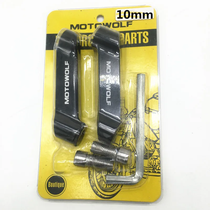 10 mm 1 pair black Мотоцикл Зеркало заднего вида длинная Подставка Кронштейн держатель Универсальный 8/10 мм Мотоцикл заднего вида дополнение к зеркалу кронштейн держатель - Цвет: 10 mm 1 pair black
