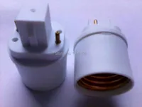 100pcs G24 to E27 LED Socket adapter lamp holder G24-E27 Converter Extender bulb base Free Shipping With Tracking No.
