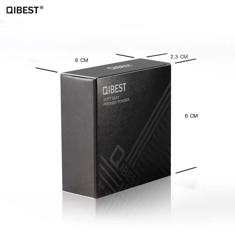 Макияж QIBEST пудра для лица водостойкая отбеливание ярче матовая масляная