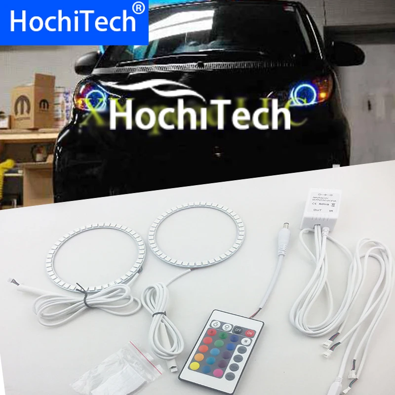 

Для 2008-2015 Smart ForTwo RGB светодиодный Цвет переключения гало кольца фары глаза ангела