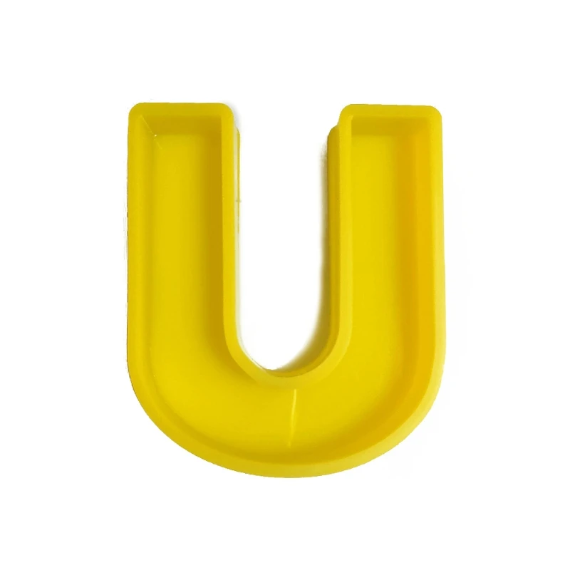 

N84D Alphabet Letters Ornaments Epoxy Resin Mold Home Decorations Silicone Mould DIY Crafts Jewelry Casting Tools