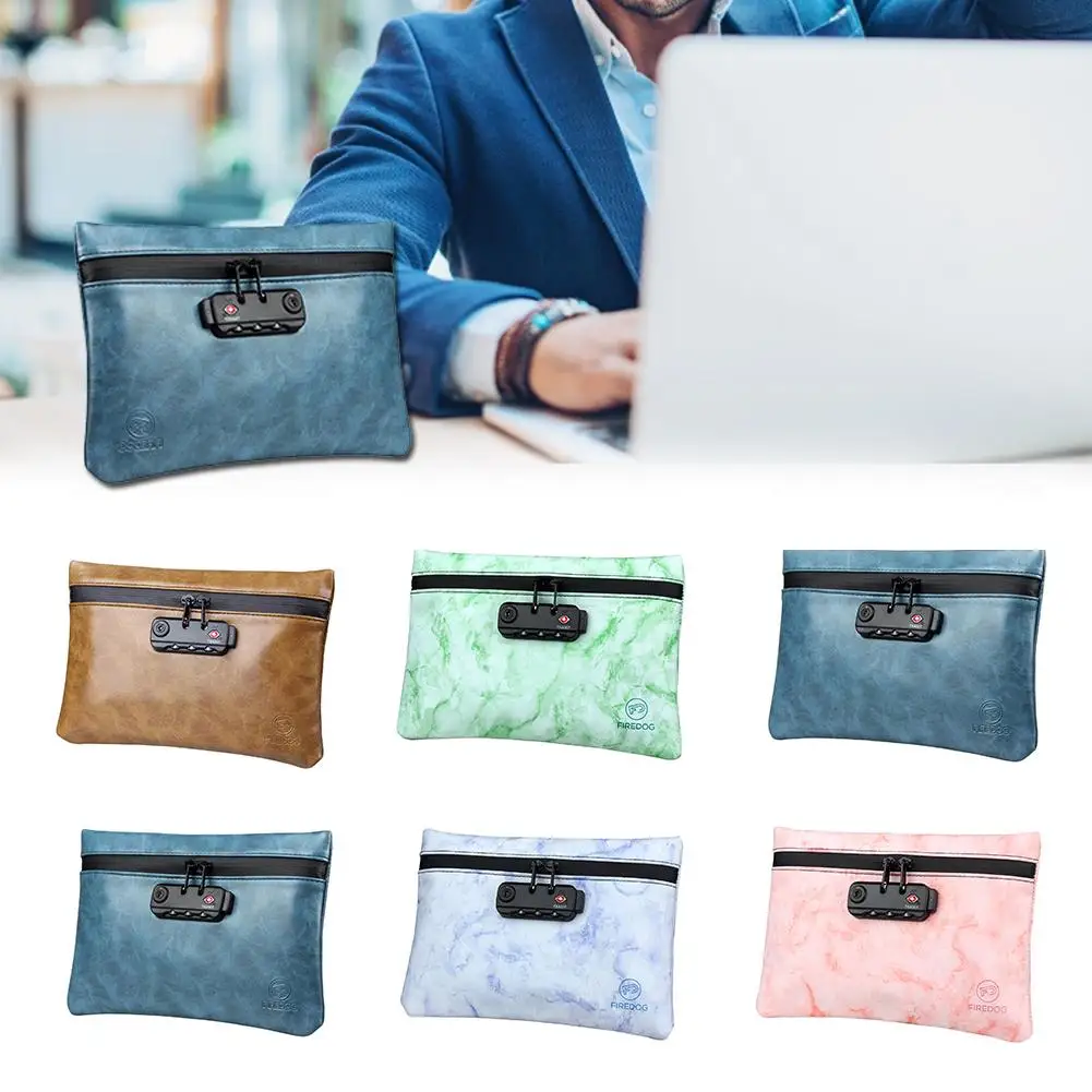 Водонепроницаемая кожаная сумка для хранения табака с защитой от запаха курения