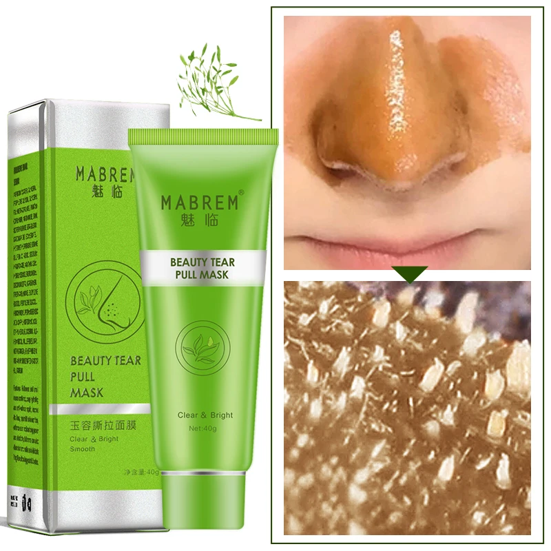 

MABREM Remove Blackhead Tear Pull Mask Oil control Shrink Pore Improve Rough Skin Acne Blackhead Remover Mask Face Moisturizing