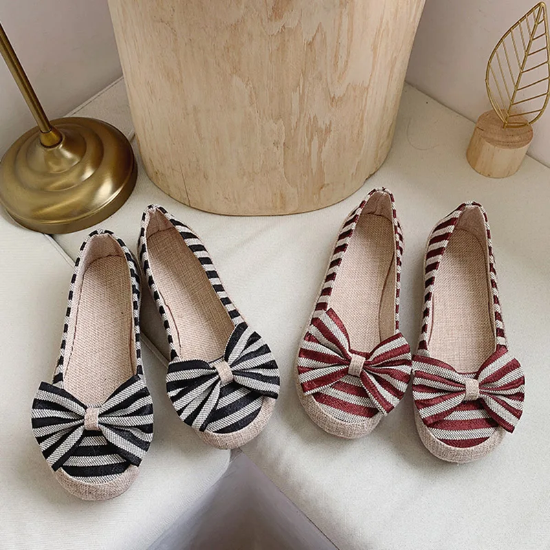 Женские парусиновые туфли на платформе повседневные холщовые Туфли эспадрильи в