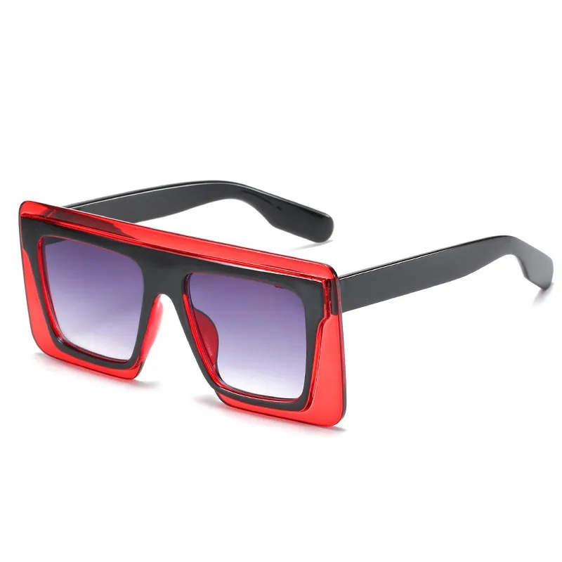 2020 Классические Модные леопардовые очки квадратные пластиковые солнцезащитные