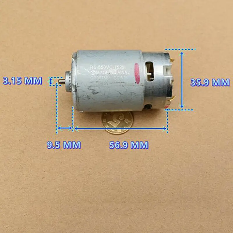 Высокоскоростная высокомощная электрическая дрель-шуруповерт Mabuchi инструмент