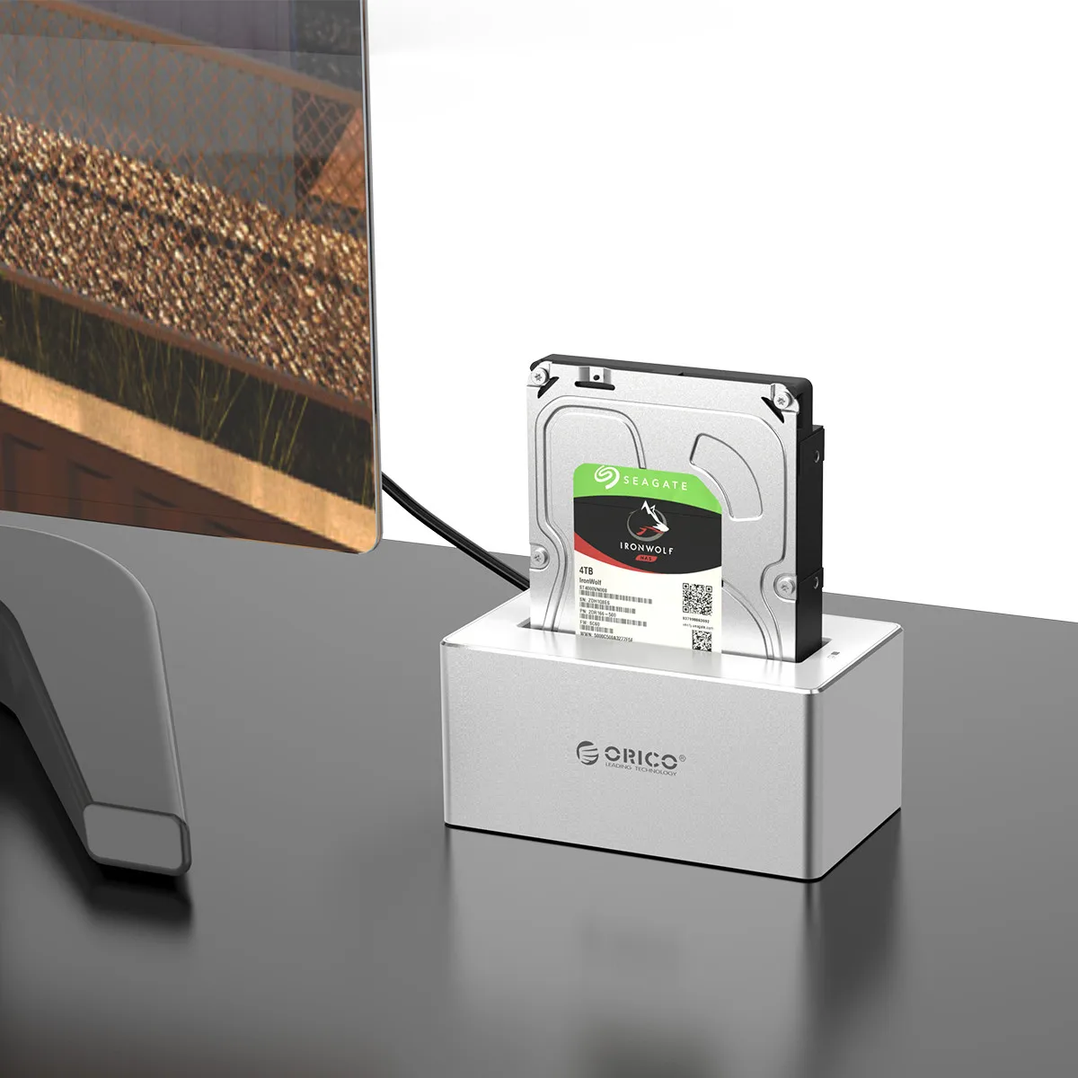 Чехол для жесткого диска ORICO 2,5 3,5 '', док-станция для жесткого диска SATA-USB 3,0, корпус для жесткого диска с поддержкой UASP, алюминиевый чехол для жесткого диска, без инструментов, SSD