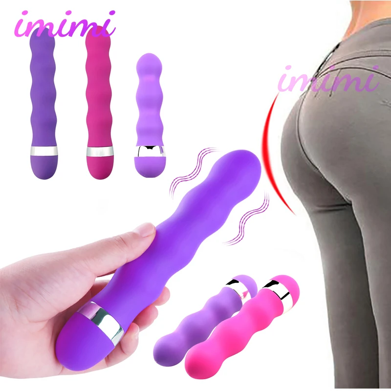 Большой фаллоимитатор вибратор Вибрирующая ручка резьбовой массажер вибраторы