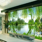 Заказной фон для дивана, телевизора, стена, спальня, гильин, пейзаж, защита глаз, 3D обои, защита окружающей среды, настенная роспись