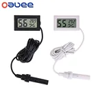 Цифровой термометр, гигрометр, Мини ЖК-дисплей, измеритель влажности, морозильная камера, термометр для холодильника от-50 до 70 охладителей охладители для аквариума