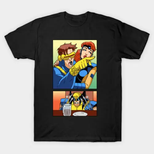 

Woman Yelling At Cat Meme X-Men Phoenix Jeans Cyclops Black T-Shirt