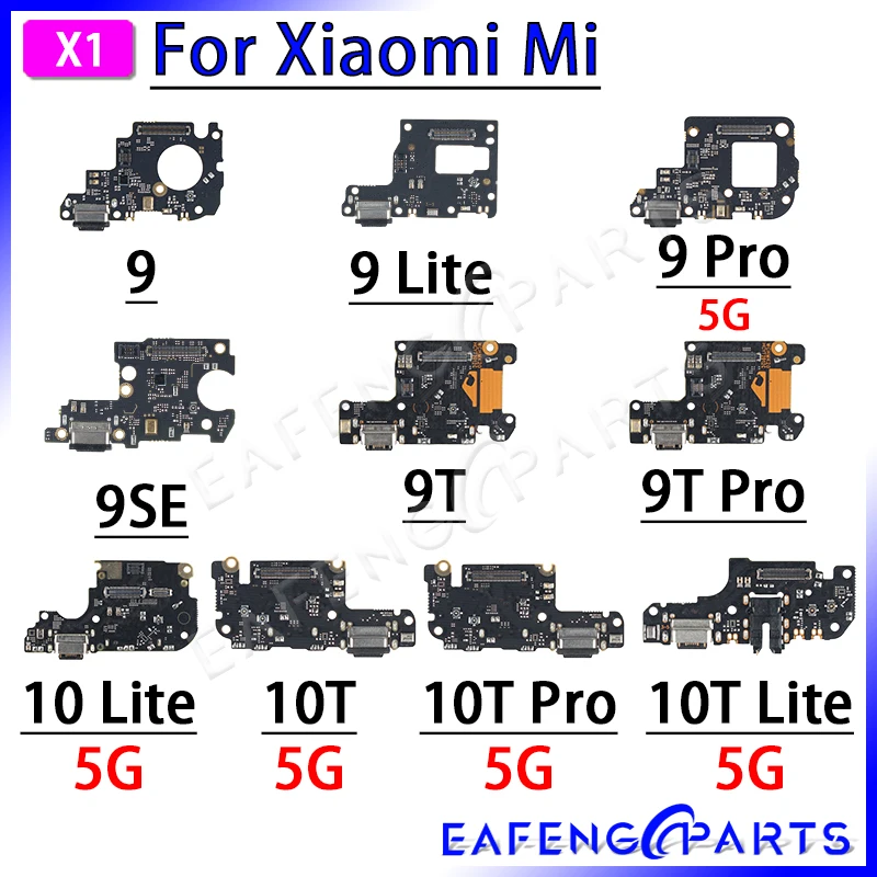 

1 Pce USB Charging Port Jack Dock Connector Flex Cable For Xiaomi Mi 9 Lite 9T 9SE 10 10T Lite Pro Charger Board Module