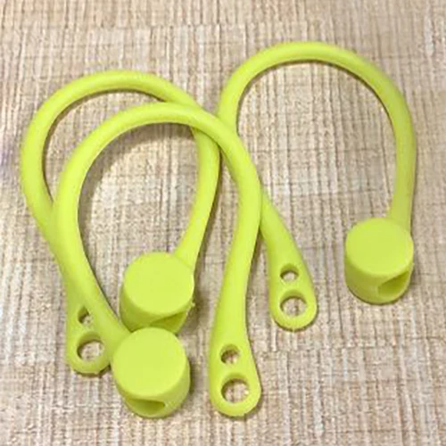 High quality Green Защита airpods, ушной крючок, силиконовый, bluetooth, беспроводной держатель для наушников, наушники, ушной крючок для apple, анти-потеря, аксессуары для air pods - Цвет: High quality Green