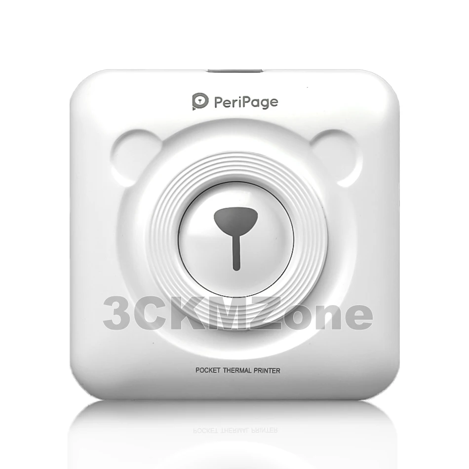 White Портативный Bluetooth беспроводной фото принтер для печати Карманный PeriPage A6 Мини-термопринтер USB-подключение Impresoras Fotos - Цвет: White