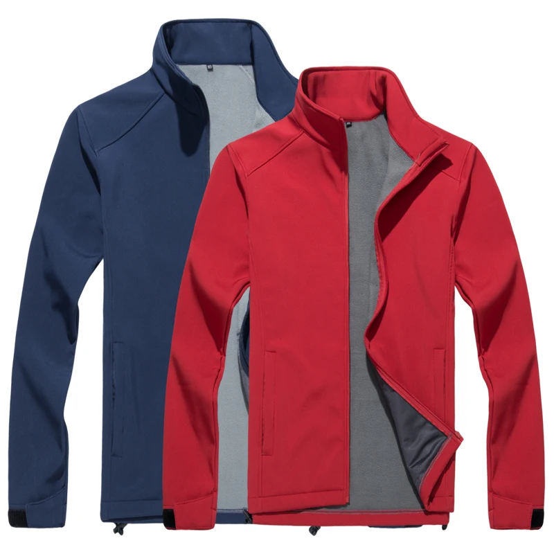 Уличная мягкая оболочка куртка для мужчин и женщин теплая ветровка