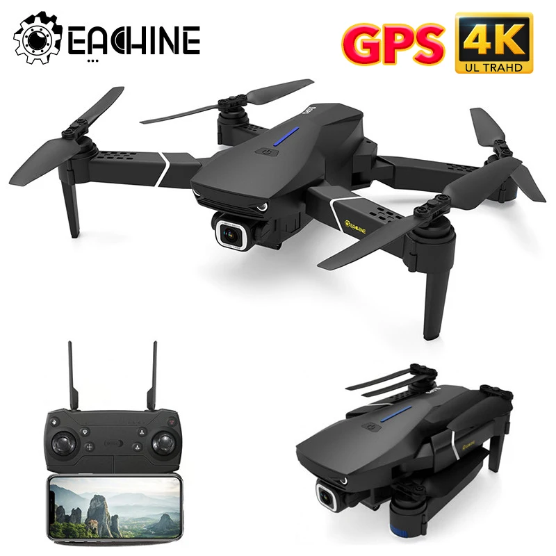 aliexpress - Eachine E520S RC Quadcopter Drone Helicopter with 4K Profesional HD Camera 5G WIFI FPV Racing GPS Wide Angle Foldable Toys RTF
