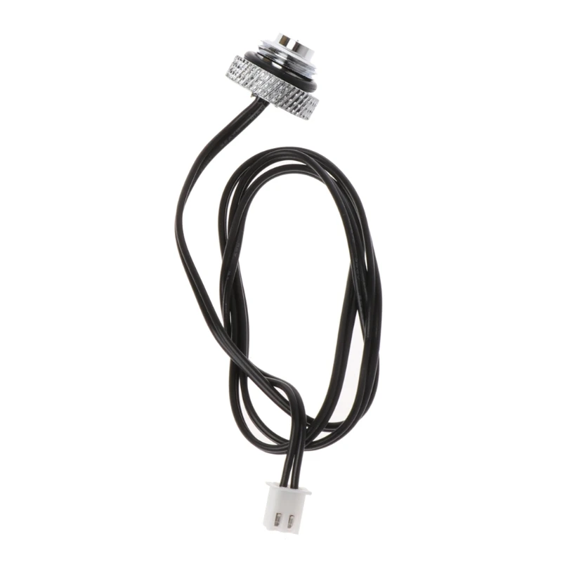 Silver 3mm Plug Система водяного охлаждения G1/4 латунная заглушка для охлаждения воды 10K датчик температуры Fpr PC - Цвет лезвия: Silver 3mm Plug