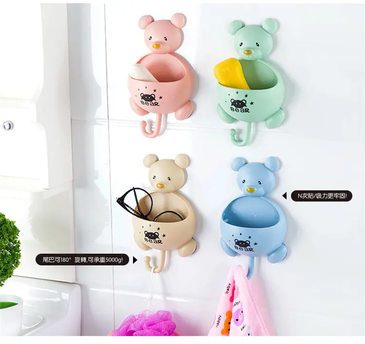 Soap Box Drain Sponge Holder Bathroom Storage Organizer Wall Hanging Storage Rack Soap Shelf Kitchen Accessories