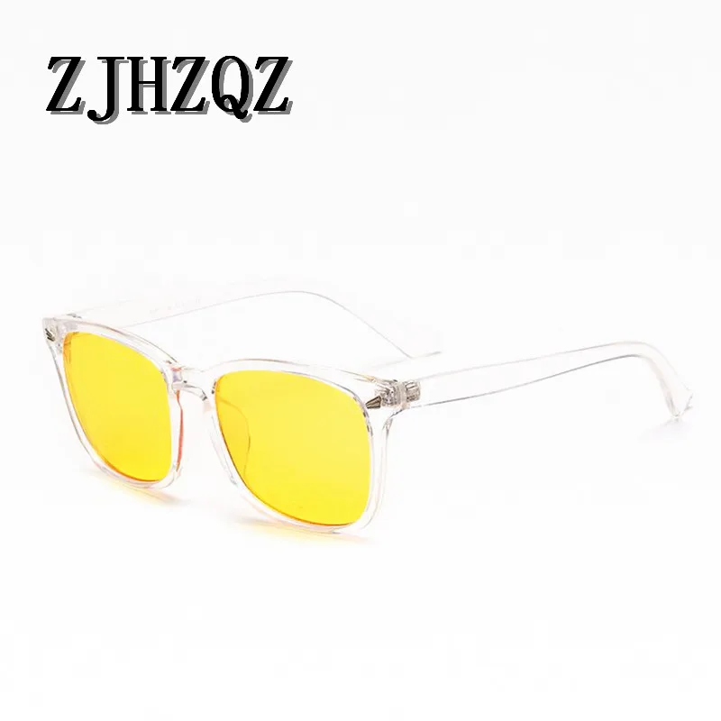 Белый Retro Round Flat Mirror Glasses classic Frame Full Rim Small Fresh Glass Anti-blue Light Night Vision Clear Eyeglasses Frames - Цвет оправы: Белый