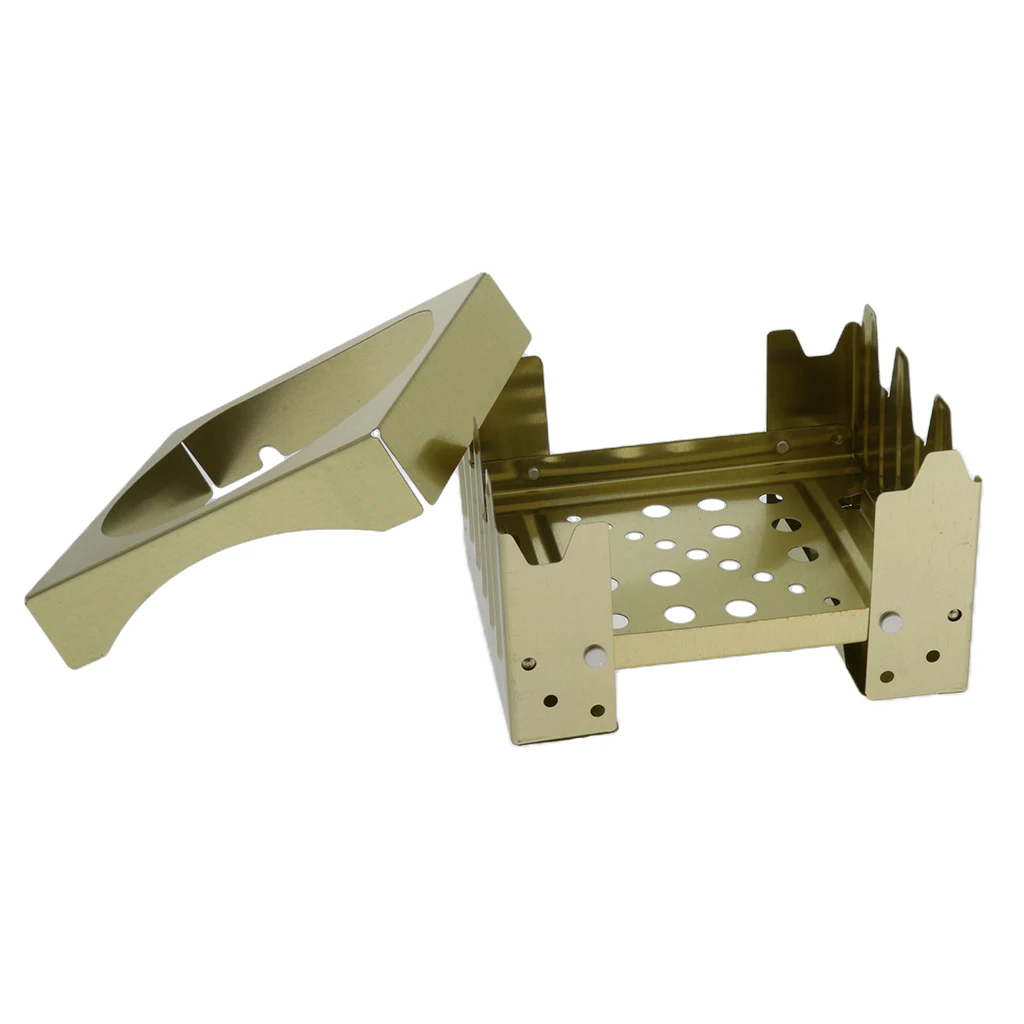 Спиртовая мини плита карманная портативная туристическая Складная спиртовая