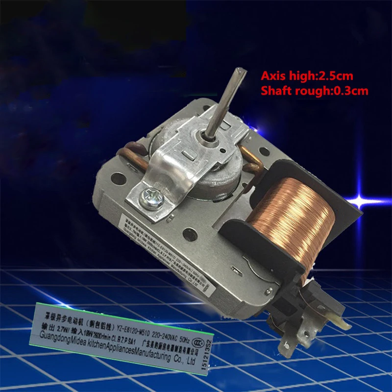 2 шт. Микроволновая Печь вентилятор мотор охлаждающего вентилятора Совместимые