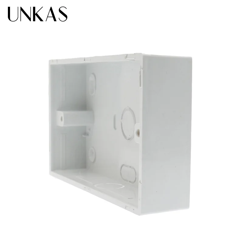 Внешний монтажный ящик UNKAS 146 мм * 86 32 для стандартного сенсорного выключателя и