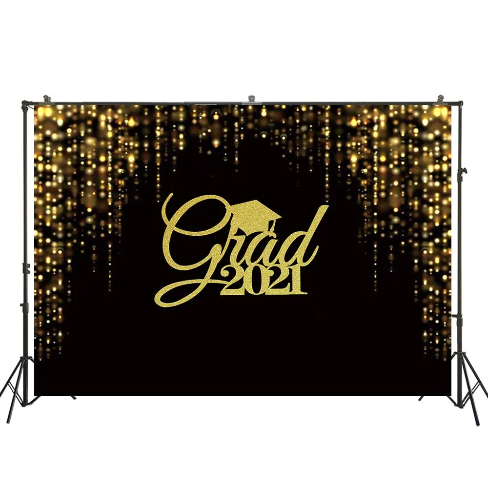 

Graduation Party Backdrop Decoration 2021 Congratulations Grad Student Portrait Bokeh Photo Background Studio Props W-5291