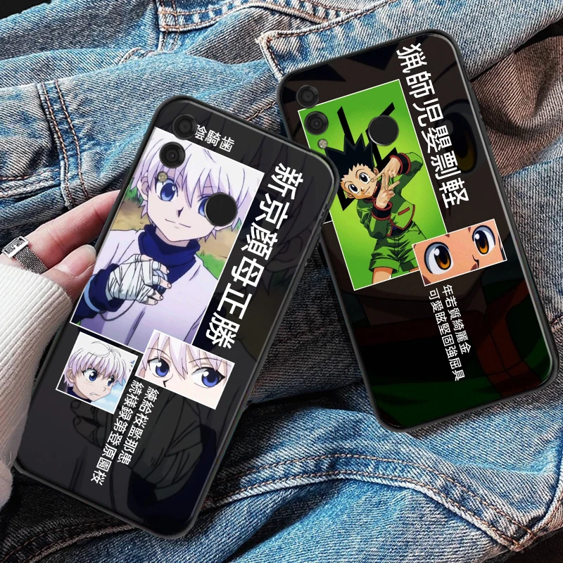 

Phone Cover For Huawei Honor 7X 8X 8C V9 9X 10 V10 10i V20 30 Lite Hisoka Hunter X Hunter Killua Zoldyck Anime Case Funda
