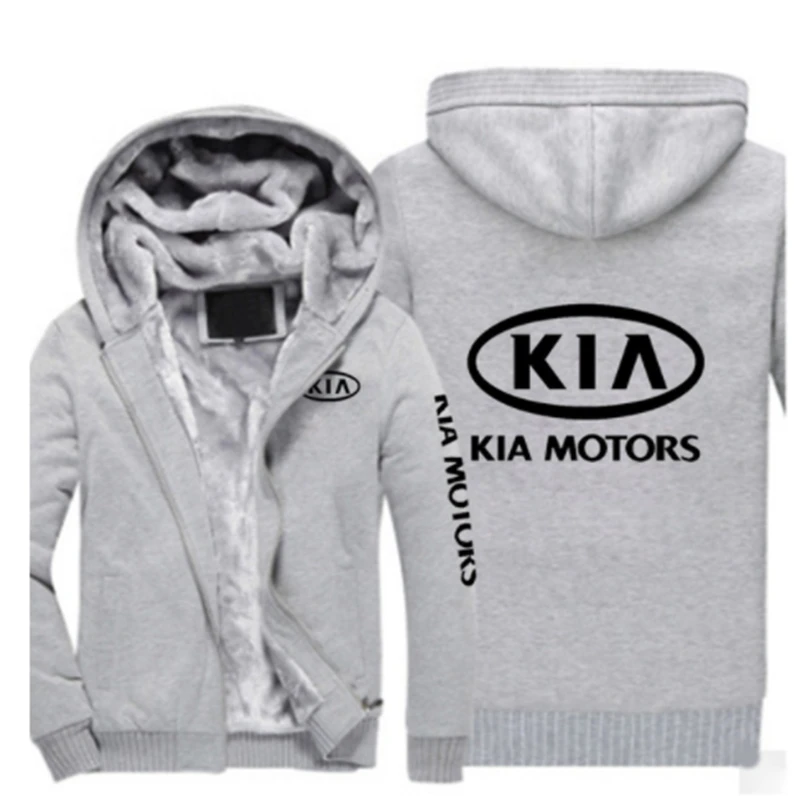 

2021 KIA Hoodie Thicken Men Women Comfortable Print Jacket Thicken Hoodie Coat Clothing Casual Sweatshirts For Man L
