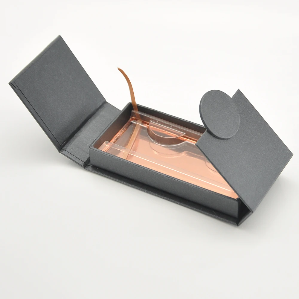 Упаковка для ресниц 25 мм магнитная коробка накладных с логотипом на