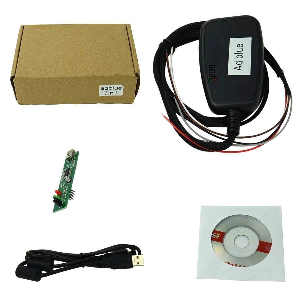 

New Arrival Top Quality Truck AD Blue Emulator 7 in 1 With Programing Adapter 7-in-1 Adblue Emulator 7in1 adblue
