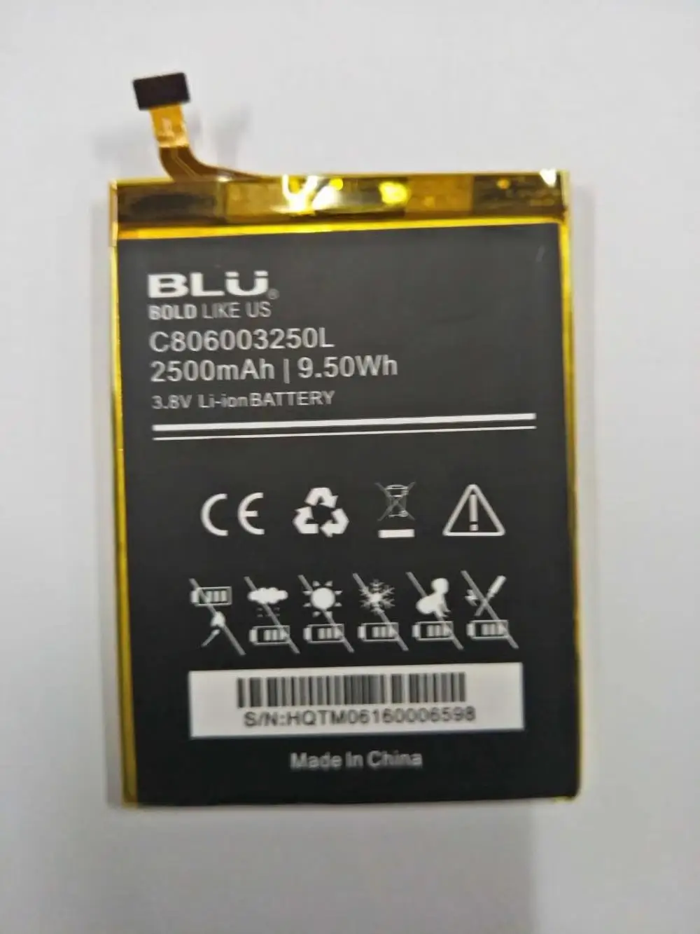

2500mAh Battery C806003250L for BLU Win HD 5.5" X150Q X150 cell phone
