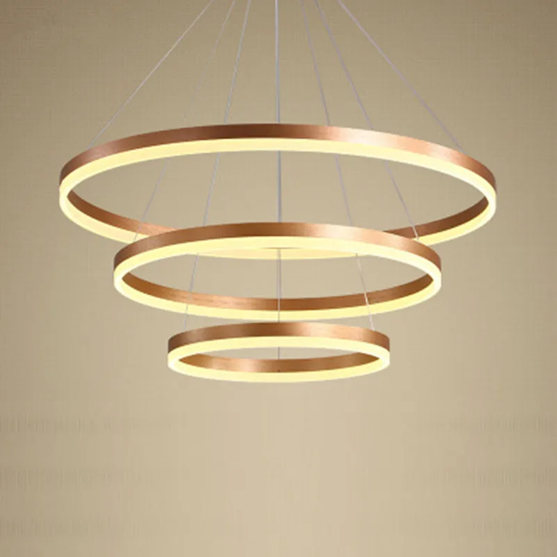 Индивидуальная светодиодный акриловая люстра современная простая алюминиевая