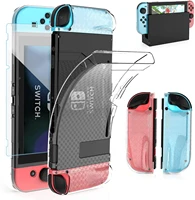 heystop case compatible with nintendo switch dockable soft tpu protective case cover for nintendo switch