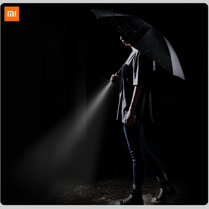

Xiaomi Mijia Youpin UREVO Steering lighting umbrella Turnable LED light, reverse folding without getting wet