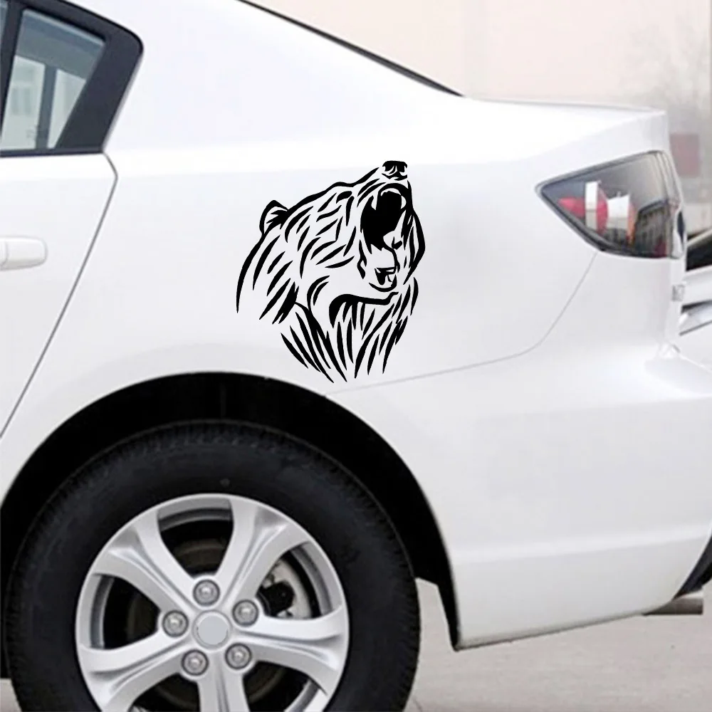 

Крутой дизайн яростный Мишка наклейка на авто всепогодный Авто Стайлинг Мультяшные автомобильные наклейки автомобильные аксессуары