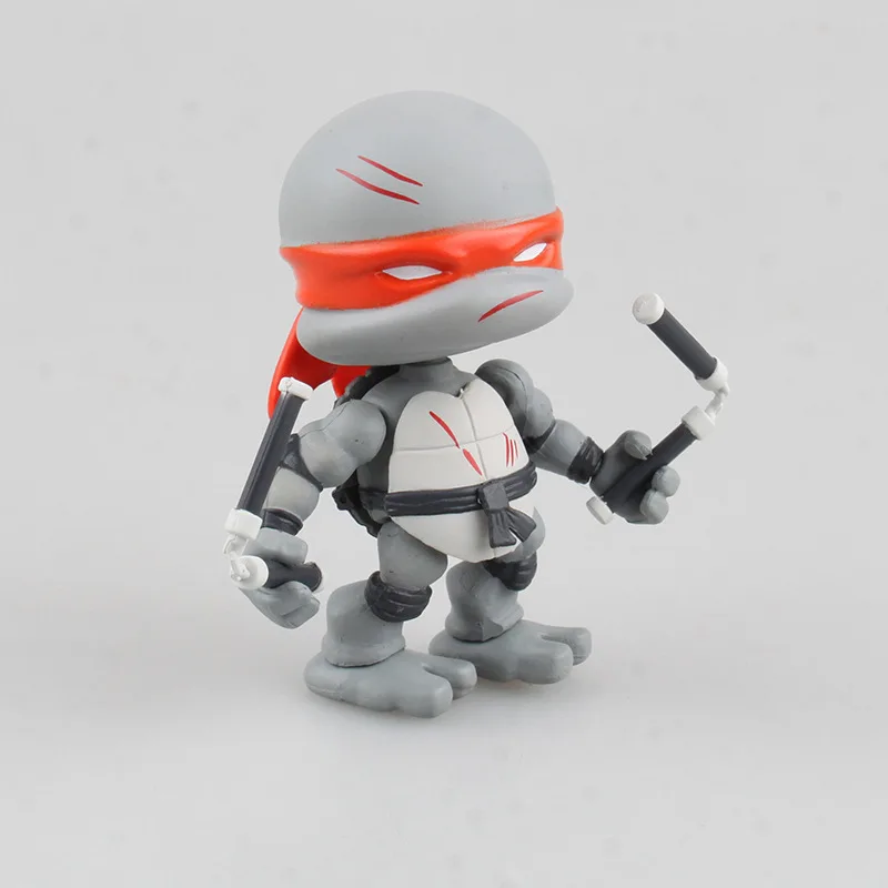 Cute 4-Super Movable Teenage Mutant Ninja Turtles Black Limited Edition Gray Battle Damage Version Two-Selectable Garage Kit