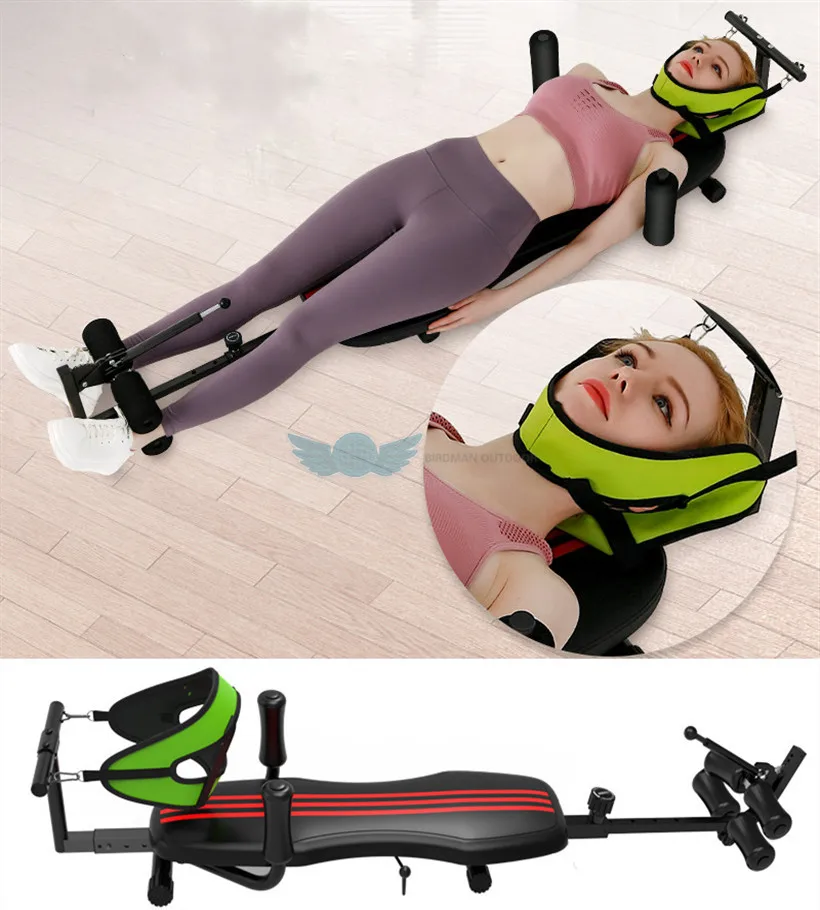 Растягивающее устройство для мышц шеи и спины лежа плоских ног массажный стол