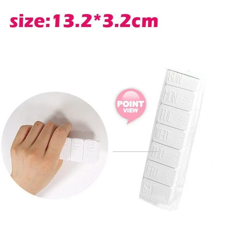 Здоровье и гигиена Портативный медицины pill box сортировать Витамин 7 Day Weekly